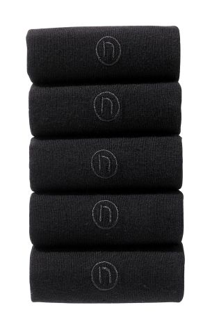 N Embroidered Socks Five Pack